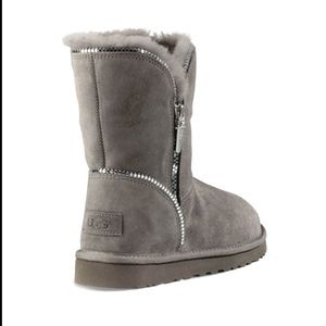 UGG Zipped Florence mini ankle boots Grey size 5 GREAT CONDITION UGGS